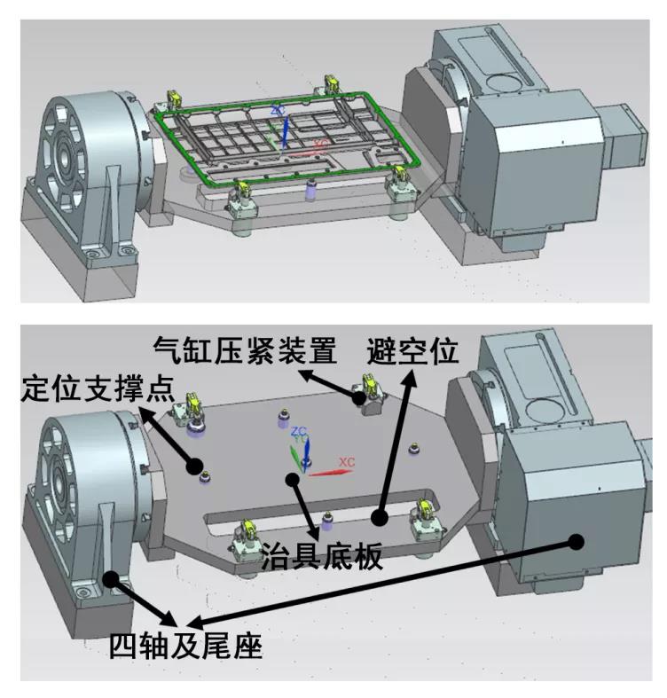 電控端蓋加工夾具